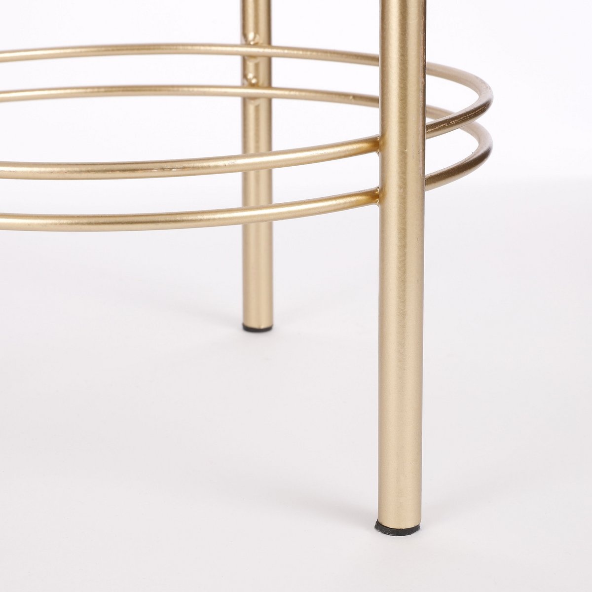 KantoormeubelenPlus Sverre Bloempot op Standaard - H81 x Ø27 cm - Zwart, Goud