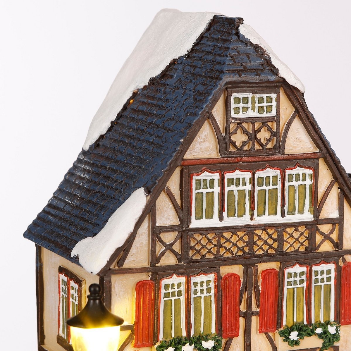 KantoormeubelenPlus LuVille Kerstdorp Miniatuur Duitse Bar - L11 x B8,5 x H19 cm