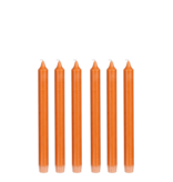 KantoormeubelenPlus Dinerkaars - Set van 6 - H25 cm - Oranje