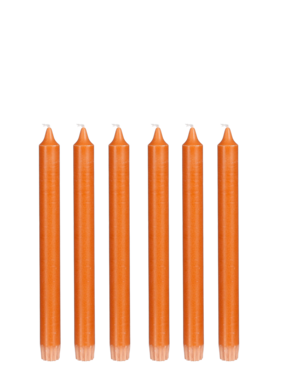 KantoormeubelenPlus Dinerkaars - Set van 6 - H25 cm - Oranje