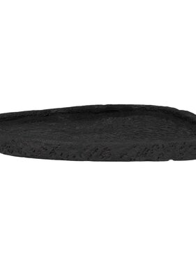 KantoormeubelenPlus Dienblad - Dienblad in cement, zwart, 26,5x26x2 cm