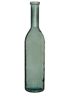 KantoormeubelenPlus Rioja Fles Vaas - H100 x Ø21 cm - Gerecycled Glas - Groen