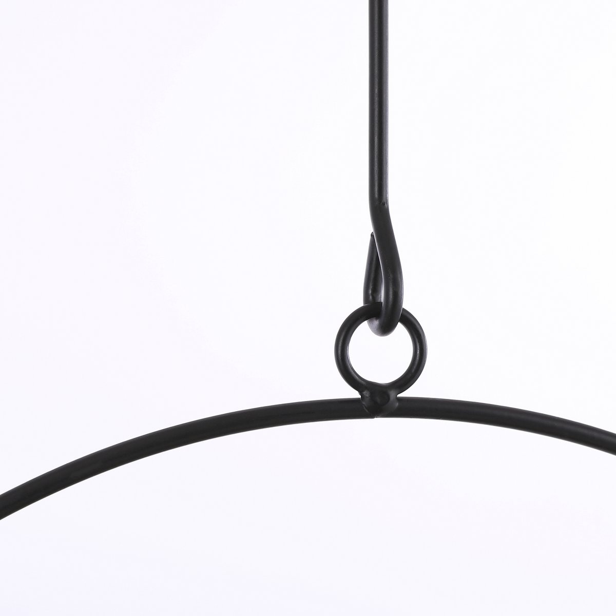KantoormeubelenPlus Dexter bloempot Hangend - L34 x B14 x H65 cm - Zwart