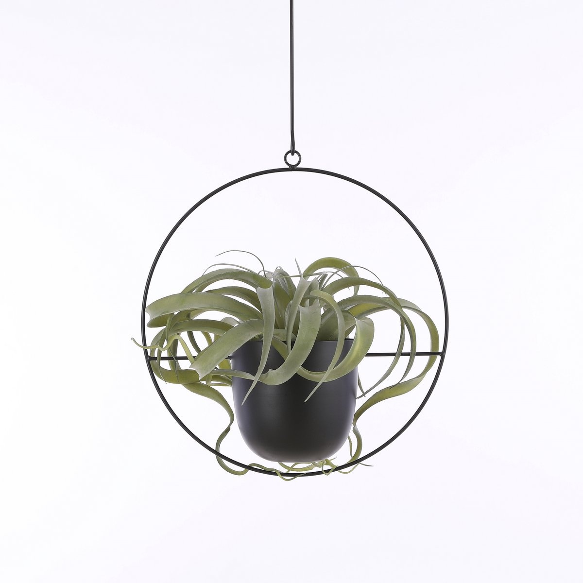 KantoormeubelenPlus Dexter bloempot Hangend - L34 x B14 x H65 cm - Zwart