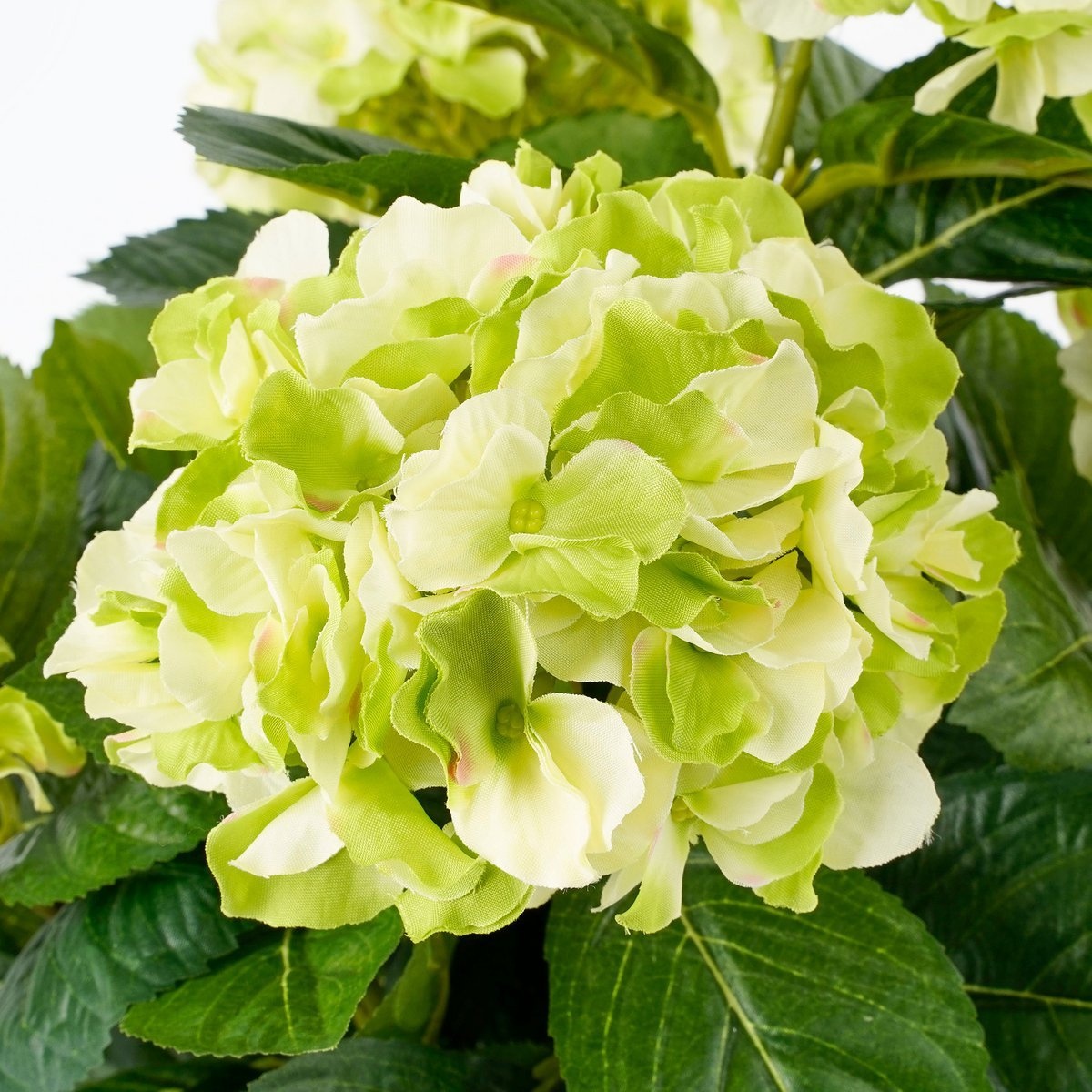 KantoormeubelenPlus Hortensia Kunstplant in Bloempot Stan - H45 x Ø45 cm - Groen