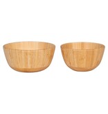 Chefalu Bowl - Kom, bamboe, naturel, set van 2