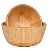 Chefalu Bowl - Kom, bamboe, naturel, set van 2