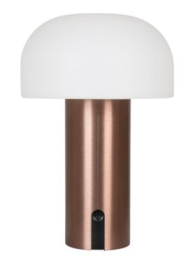 KantoormeubelenPlus Soham LED Lamp - Lamp, oplaadbaar, wit/koper