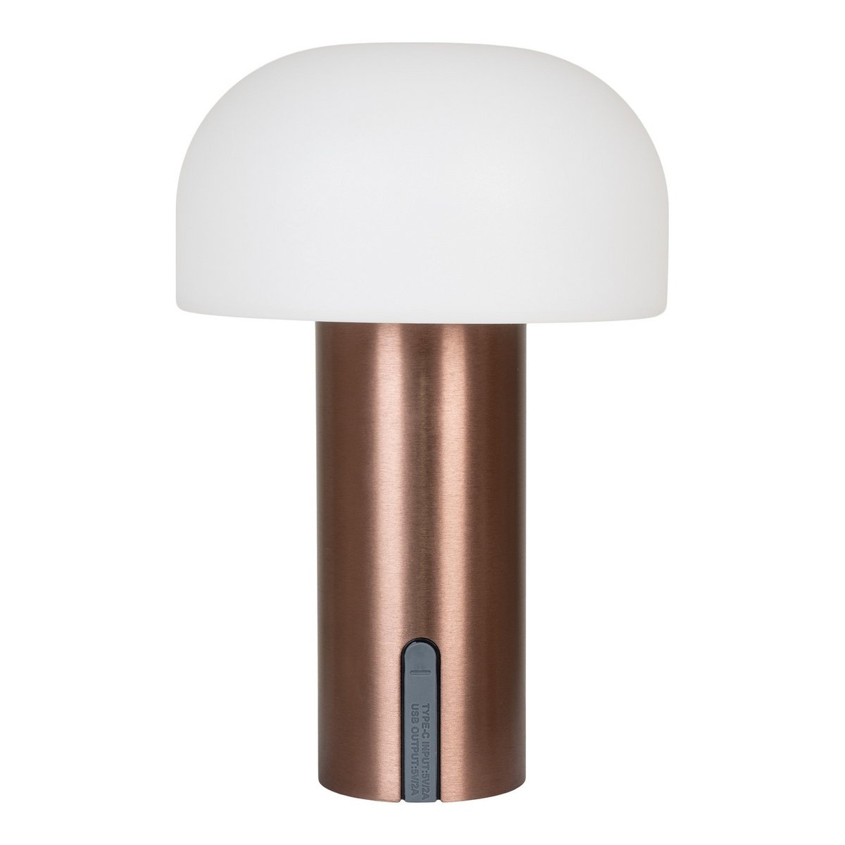 KantoormeubelenPlus Soham LED Lamp - Lamp, oplaadbaar, wit/koper