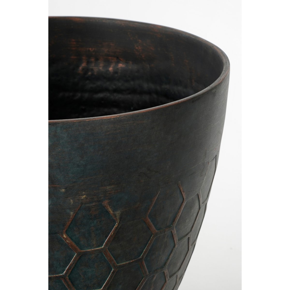 VidaXL Bravo Bloempot voor Buiten - H26 x Ø30,5 cm - Groen bijenkorf