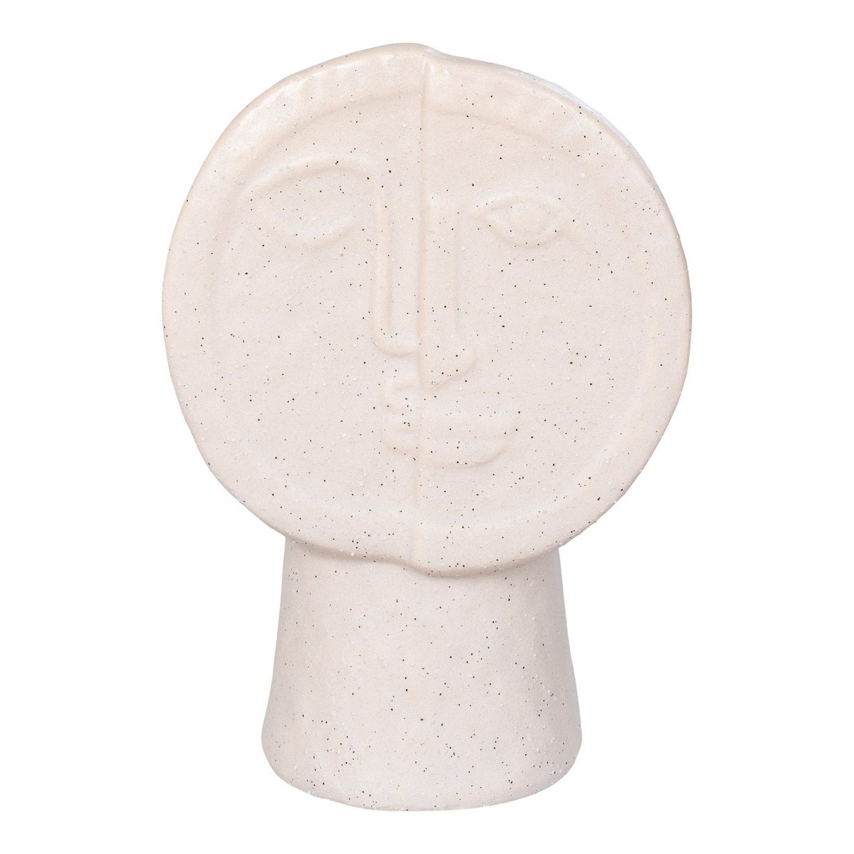 Vaas - Vaas, keramiek, beige, 12x7,5x17,5 cm