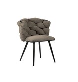 KantoormeubelenPlus Schommelstoel taupe (Set van 2)