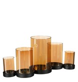 KantoormeubelenPlus Kratos Kaarshouder - L36 x B11,5 x H17,5 cm - Metaal, Glas - Goud