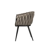 Wave stoel taupe (Set van 2)