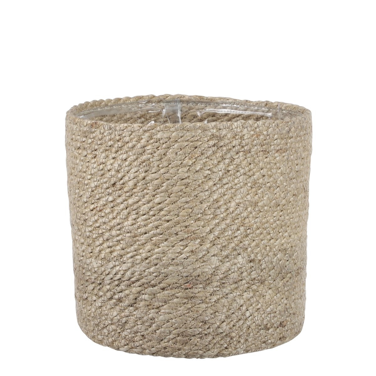 KantoormeubelenPlus Atlantic Mand voor Planten - H20 x Ø20 cm - Jute - Crème