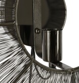 KantoormeubelenPlus Bodil Wandlamp - H18 x Ø60 cm - Metaal - Zwart