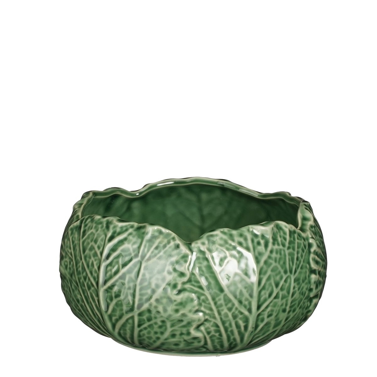 VidaXL Bloempot Kool - H10 x Ø19 cm - Porselein - Groen