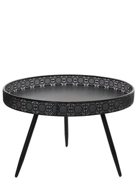 KantoormeubelenPlus Lagune Salontafel - H45,5 x Ø70 cm - Metaal - Zwart