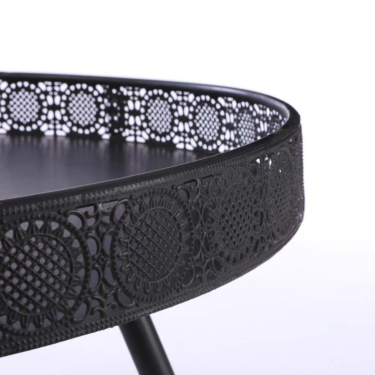 KantoormeubelenPlus Lagune Salontafel - H45,5 x Ø70 cm - Metaal - Zwart