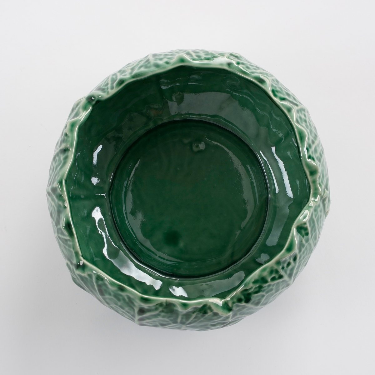 VidaXL Bloempot Kool - H10 x Ø19 cm - Porselein - Groen