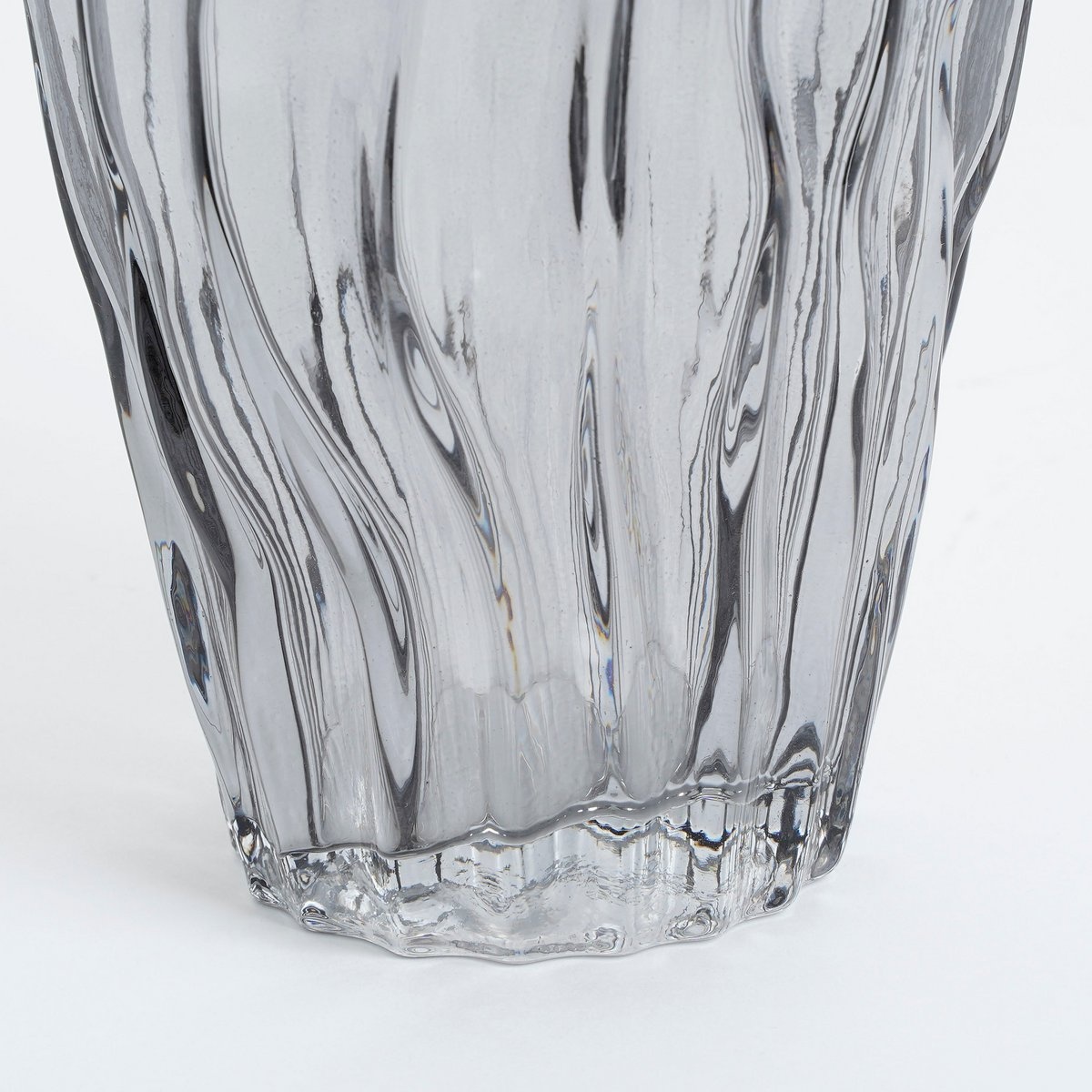 KantoormeubelenPlus Feline Vaas - H32 x Ø16 cm - Glas - Donkerbruin