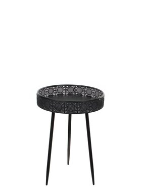 KantoormeubelenPlus Lagune Bijzettafel - H58 x Ø40 cm - Metaal - Zwart