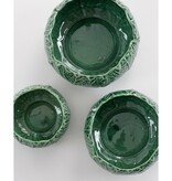 VidaXL Bloempot Kool - H10 x Ø19 cm - Porselein - Groen