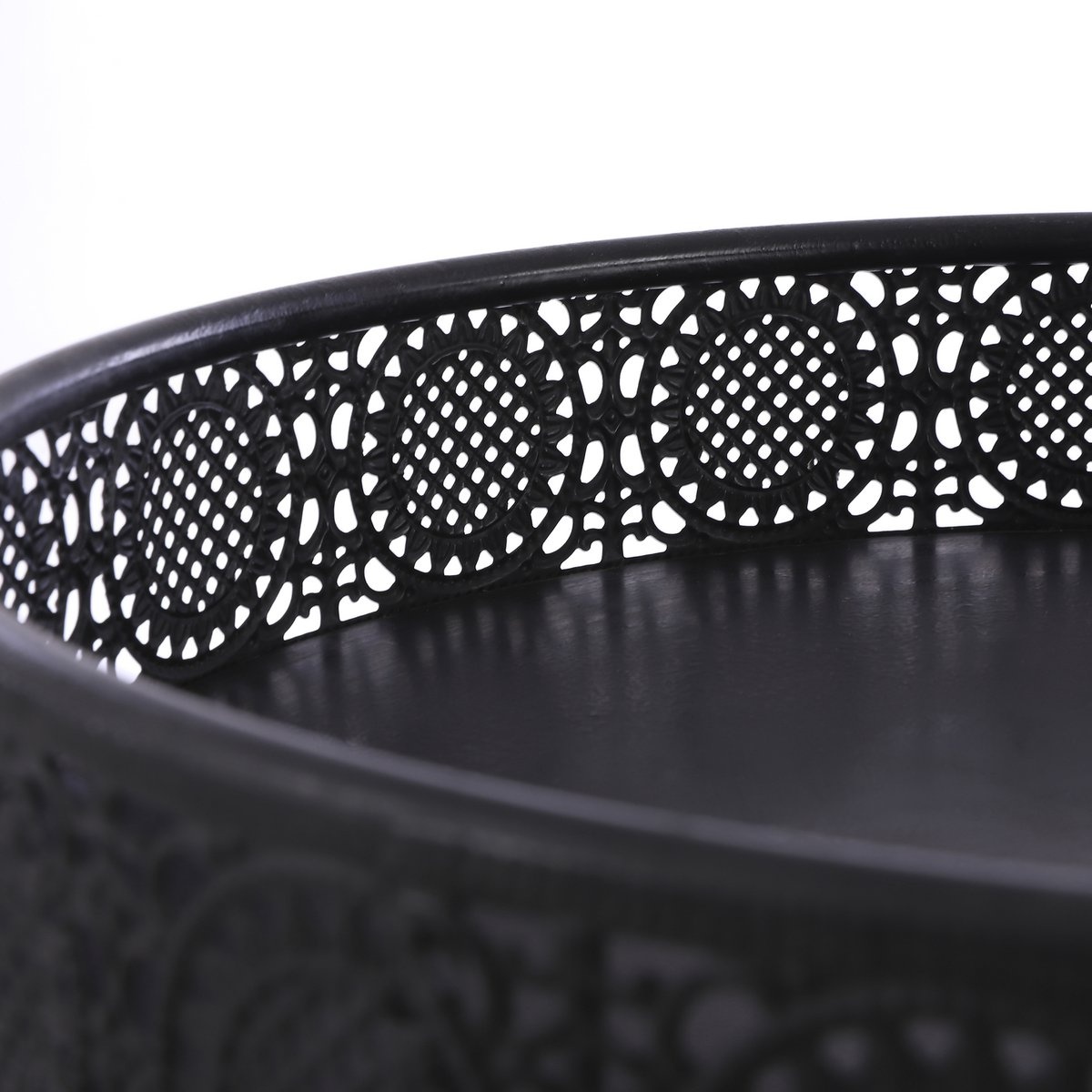 KantoormeubelenPlus Lagune Bijzettafel - H58 x Ø40 cm - Metaal - Zwart