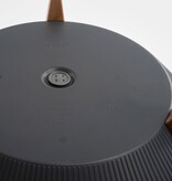 KantoormeubelenPlus Doppio Bloempot op Poten - H22 x Ø47 cm - Gerecycled Plastic - FSC Mix - Grijs