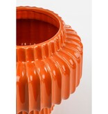Prizzi Bloempot - H25 x Ø27,5 cm - Keramiek - Oranje