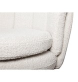 High five fauteuil wit parelmoer (bouclé)