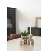 KantoormeubelenPlus Bloempot - Bloempot in keramiek, bruin, 13,5x13,5x13 cm