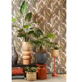 VidaXL Anne Mand voor Planten - Set van 2 - H28 x Ø30 cm - Zeegras - Lichtbruin