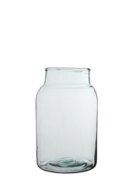 KantoormeubelenPlus Vienne Vaas - H35 x Ø21 cm - Gerecycled Glas - Transparant