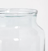 KantoormeubelenPlus Vienne Vaas - H35 x Ø21 cm - Gerecycled Glas - Transparant