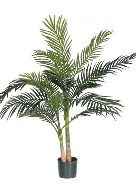 KantoormeubelenPlus Areca palm Kunstplant - H120 x Ø100 cm - Groen