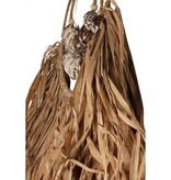 Raffia schelp wanddecoratie