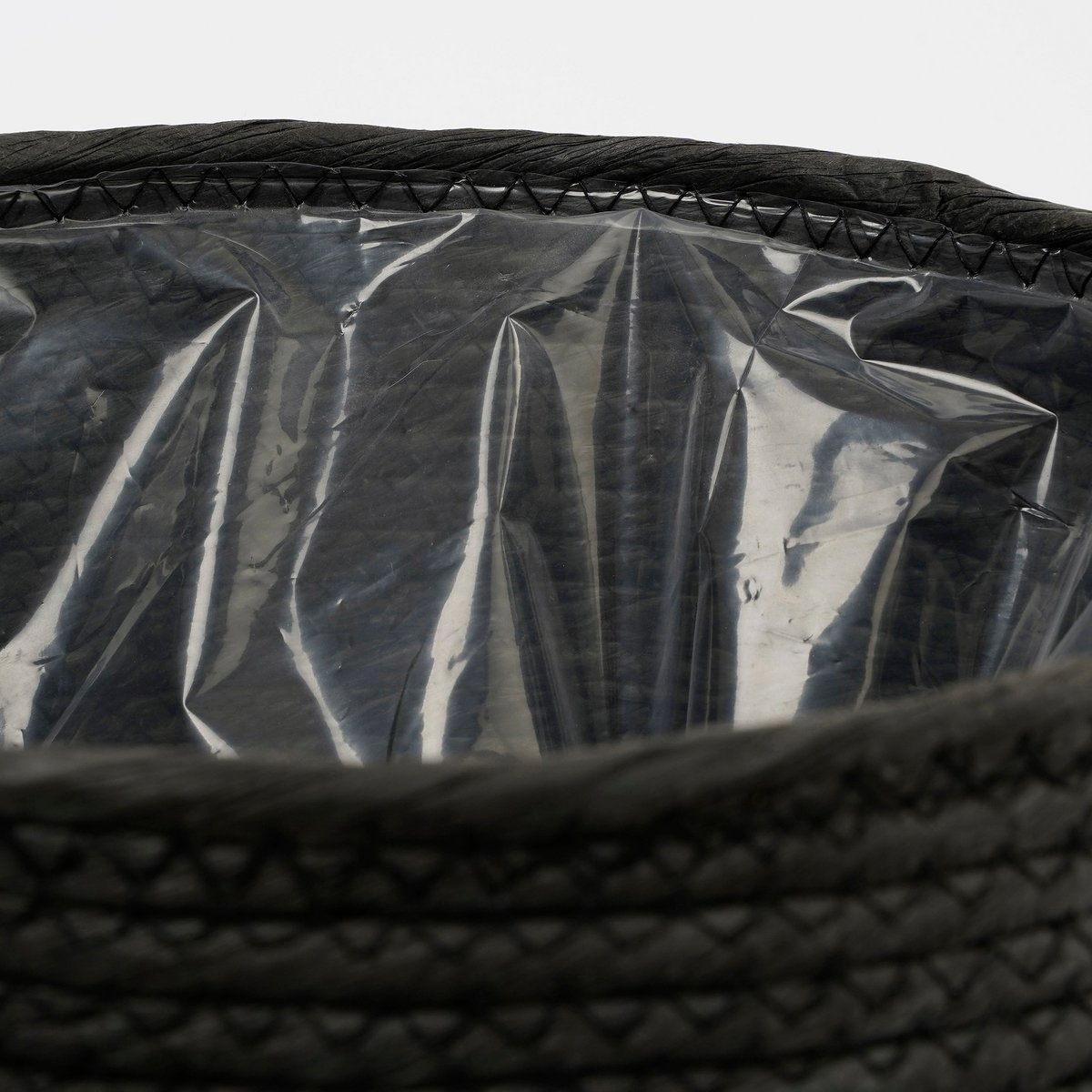 KantoormeubelenPlus Jorck Mand voor Planten - H24 x Ø26 cm - Papier - Zwart