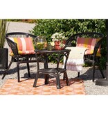 KantoormeubelenPlus Zambia Tuinset - Rotan - Zwart