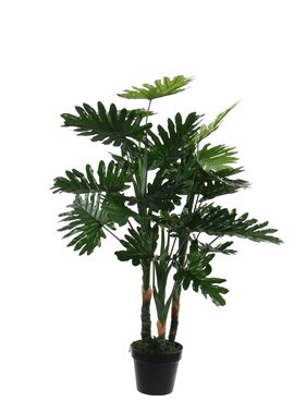 KantoormeubelenPlus Philodendron Kunstplant in pot- H100 x Ø70 cm - Groen