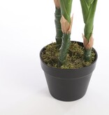KantoormeubelenPlus Philodendron Kunstplant in pot- H100 x Ø70 cm - Groen