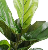 KantoormeubelenPlus Ficus Lyrata Kunstplant - H100 x Ø60 cm - Groen