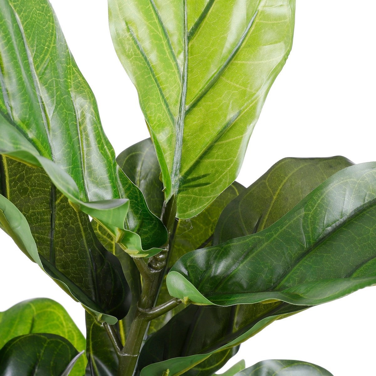 KantoormeubelenPlus Ficus Lyrata Kunstplant - H100 x Ø60 cm - Groen