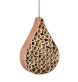 KantoormeubelenPlus Orion Insectenhotel - L27 x B19 x H6 cm - Donkerroze