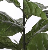 KantoormeubelenPlus Ficus Lyrata Kunstplant - H120 x Ø60 cm - Groen