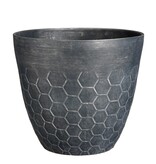 VidaXL Bravo Bloempot voor Buiten - H40 x Ø45 cm - Lichtgewicht Kunststof - Zwart