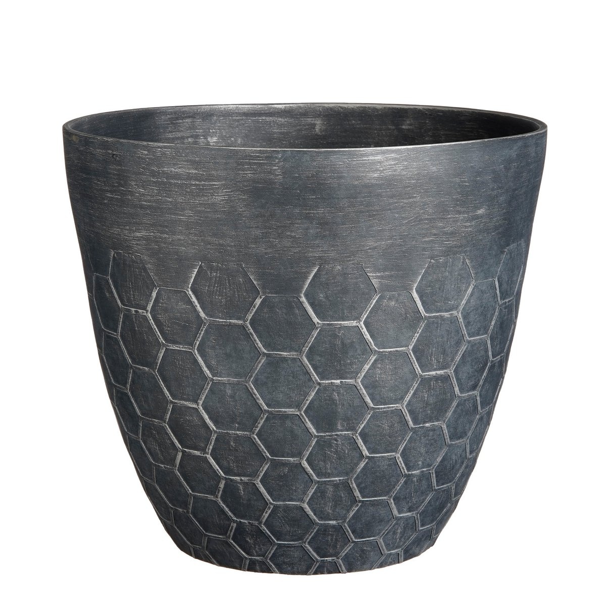 VidaXL Bravo Bloempot voor Buiten - H40 x Ø45 cm - Lichtgewicht Kunststof - Zwart