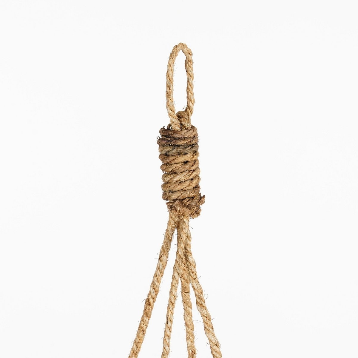 VidaXL Marcia Plantenmand Hangend voor Buiten - H20 x Ø40 cm - Rotan - Grijs