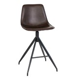 KantoormeubelenPlus Monaco Counter Chair - Bruin - set van 2