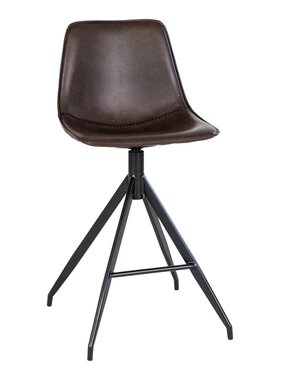 KantoormeubelenPlus Monaco Counter Chair - Bruin - set van 2